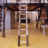 Escalier télescopique en aluminium pour des mezzanines