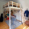 Mezzanine TS 8 blanc avec échelle