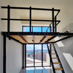 Mezzanine TS 8 blanc avec...