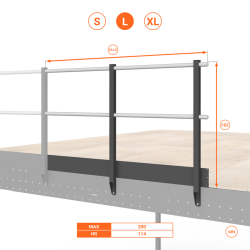 Erweiterung Geländer mit...