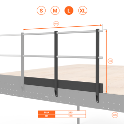 Extension du garde-corps...