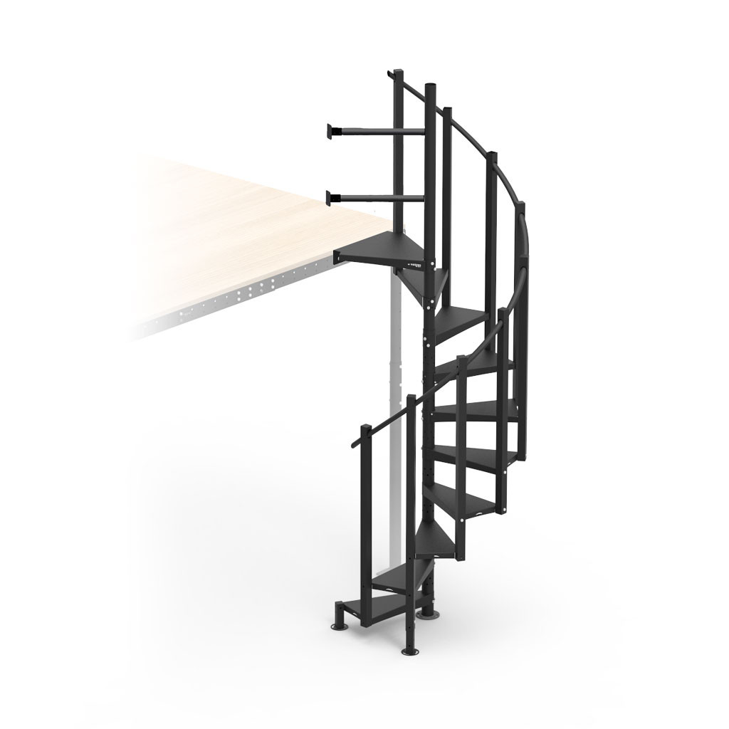 Stairs for reduced spaces