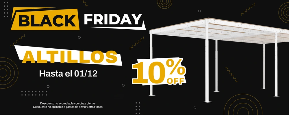 Entreplantas Black Friday 10% de descuento